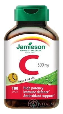 JAMIESON VITAMÍN C 500 mg tbl s postupným uvoľňovaním 1x100 ks