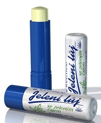 Jelení loj so zeleným čajom pomáda na pery 1x4,5 g