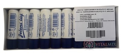 Jelení loj tradičný - akčný pack pomáda na pery (15+5 ks zadarmo) 20x4,5 g