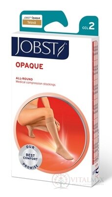 JOBST OPAQUE kompresívne lýtkové pančuchy II.KT, bežná d., s otvorenou špičkou, telové, veľ. VI., 1x1 pár