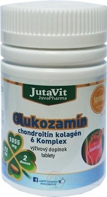 JutaVit Glukozamín chondroitín kolagén 6 Komplex tbl 1x72 ks