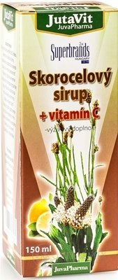 JutaVit Skorocelový sirup + vitamín C 1x150 ml