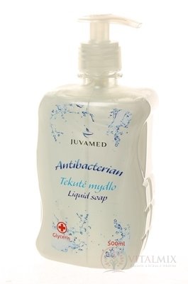 JUVAMED ANTIBACTERIAN TEKUTÉ MYDLO s glycerínom 1x500 ml