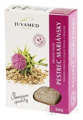 JUVAMED Healthy Food PESTREC MARIÁNSKY-DRVENÝ PLOD bylinná sypaná zmes 1x300 g