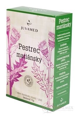 JUVAMED PESTREC MARIÁNSKY - PLOD bylinný čaj sypaný 1x70 g