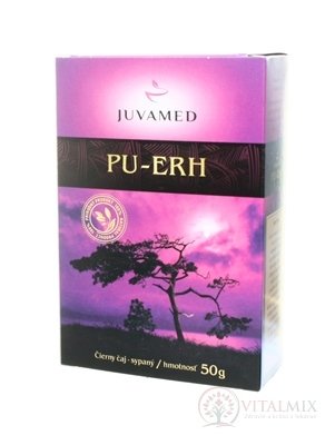 JUVAMED PU-ERH ČIERNY ČAJ sypaný 1x50 g