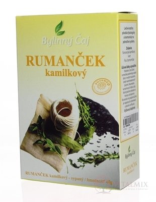 JUVAMED RUMANČEK KAMILKOVÝ - KVET bylinný čaj sypaný 1x40 g
