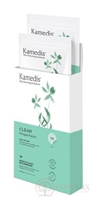 Kamedis CLEAR Pimple Patch náplasť na vyrážky, piremer 12 mm, 1x24 ks
