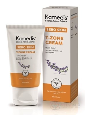 Kamedis SEBO SKIN T-ZONE CREAM krém na T-zónu (inov.2020) 1x50 ml