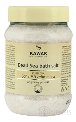 KAWAR SOĽ Z MŔTVEHO MORA kúpeľová soľ 1x500 g