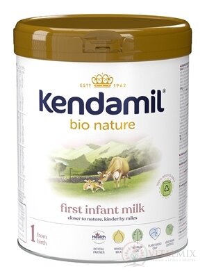 KENDAMIL BIO Nature 1 počiatočná mliečna dojčenská výživa (od narodenia) 1x800 g