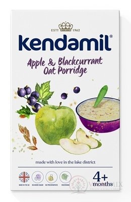 KENDAMIL Jemná kaša Jablko a čierne ríbezle obilno - mliečna (od ukonč. 4. mesiaca) 1x200 g