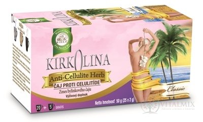 KIRKOLINA Classic Anti-cellulite Herb bylinná zmes v nálevových vreckách 25x2g (50 g)
