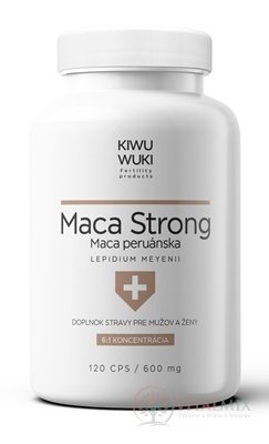 KIWU WUKI MACA Peruánska STRONG cps (koncentrát 6:1) (inov.2020) 1x120 ks