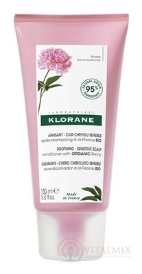 KLORANE BALZAM s BIO pivóniou citlivá a podráždená vlasová pokožka 1x150 ml
