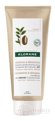 KLORANE BAUME AU BEURRE DE CUPUACU BIO balzam na veľmi suché a poškodené vlasy 1x200 ml