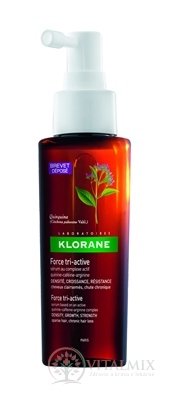 KLORANE FORCE TRI-ACTIVE sérum s komplexom chinín-kofeín-arginín 1x100 ml