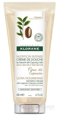 KLORANE GEL DOUCHE FLEUR DE CUPUACU sprchovací gél, intenzívna výživa, s kvetmi cupuaçu, 1x200 ml