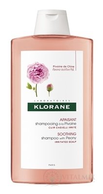 KLORANE SHAMPOOING À LA PIVOINE (inovácia) šampón na citlivú a podráždenú vlasovú pokožku 1x400 ml