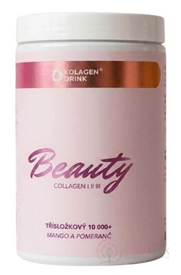 KolagenDrink COLLAGEN Beauty práškový rybí kolagén s HA a vitamínom C 1x330 g