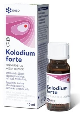 Kolodium forte na bradavice ENEO kožný roztok 1x10 ml