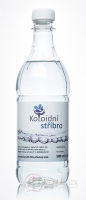 Koloidné striebro 10 ppm roztok 1x500 ml
