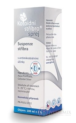 Koloidné striebro AKNÉ 20 ppm sprej 1x100 ml