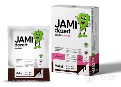 kompava JAMI dezert Čokoláda sacharidovo-proteínový prášok, vrecká 1x6 ks