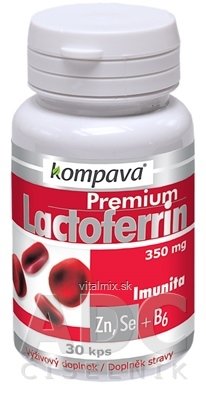 kompava Premium Lactoferrin cps 1x30 ks