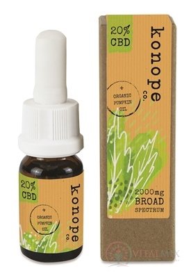 konope co. 20% + ORGANICKÝ TEKVICOVÝ OLEJ 1x10 ml