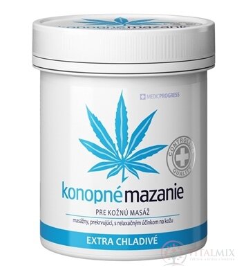 Konopné mazanie extra chladivé 1x250 ml