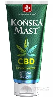KONSKÁ MASŤ s CBD chladivá bylinný balzam 1x200 ml