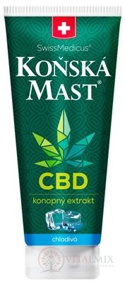 KONSKÁ MASŤ s CBD chladivá bylinný balzam 1x200 ml
