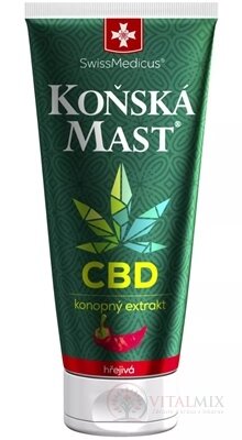 KONSKÁ MASŤ s CBD hrejivá bylinný balzam 1x200 ml