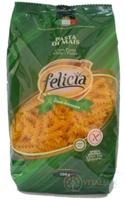 Kukuricne cestoviny Felicia Fusilli bez lepku 1x500 g
