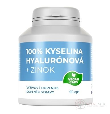 KYSELINA HYALURÓNOVÁ + ZINOK - Boos Trade cps 1x90 ks