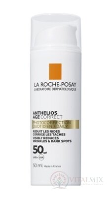 LA ROCHE-POSAY ANTHELIOS AGE CORRECT SPF50 fotokorekčný denný krém s SPF faktorom 1x50 ml