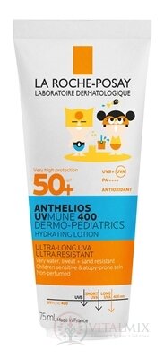 LA ROCHE-POSAY ANTHELIOS DP LOTION SPF50+ hydratačné mlieko pre deti s ochranným faktorom 1x75 ml