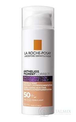 LA ROCHE-POSAY ANTHELIOS PIGMENT CORRECT MEDIUM fotokorekčný denný tónovaný krém s ochranným faktorom SPF50+ 1x50 ml