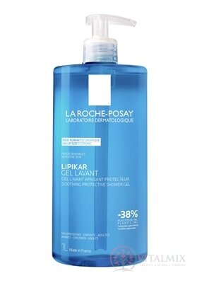 LA ROCHE-POSAY LIPIKAR GEL LAVANT krémový čistiaci gél, s pumpičkou 1x1000 ml