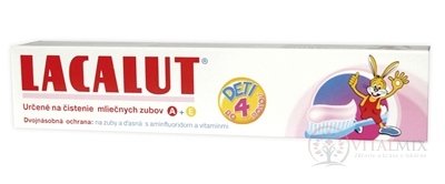 LACALUT DETSKA ZUBNA PASTA do 4 rokov, s vitamínmi 1x50 ml