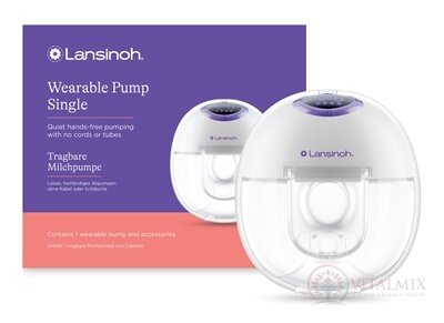 Lansinoh Handsfree odsávačka mlieka elektrická, sólo, 1x1 ks