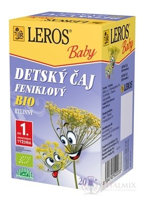 LEROS BABY DETSKÝ ČAJ BIO FENIKLOVÝ 20x1,5 g (30 g)