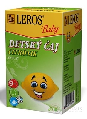 LEROS BABY DETSKÝ ČAJ CITRÓNIK ovocný 20x2 g (40 g)