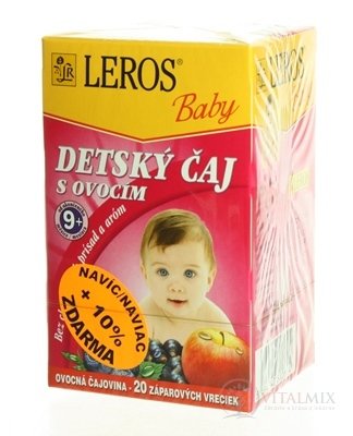 LEROS BABY DETSKÝ ČAJ S OVOCÍM 20x2 g (40 g)