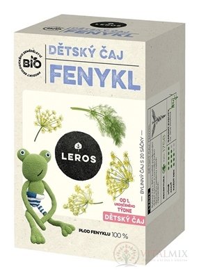 LEROS BIO DETSKÝ ČAJ FENIKEL nálevové vrecká (od 1+ týždňa) (inov. 2021) 20x1,5 g (30 g)