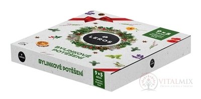 LEROS BYLINKOVÉ POTEŠENIE výber bylinných čajov, 9 druhov po 5 nálevových vrecúšok (62,5 g), 1x1 set