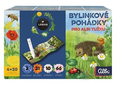 LEROS BYLINKOVÉ ROZPRÁVKY PRE ALBI CERUZKU 4 druhy čajov po 20 vrecúšok, 1x1 set