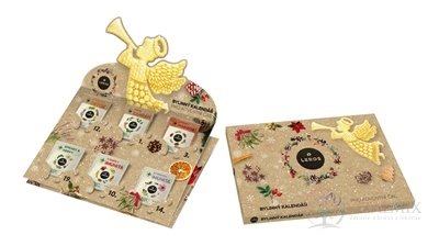 LEROS BYLINNÝ KALENDÁR NA ADVENTNÝ ČAS 24 druhov čajov po 1 vrecúšku (37,1 g) (inov. 2022), 1x1 set