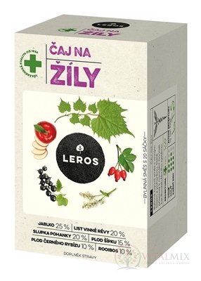 LEROS ČAJ NA ŽILY nálevové vrecká 20x2 g (40 g)